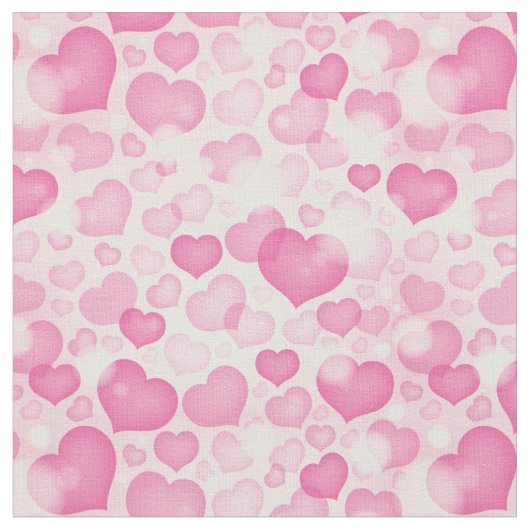 Tissu Arrière - plan avec des coeurs (Fermer)