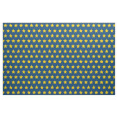 Tissu arrière - plan bleu Motif étoile jaune (Yard)