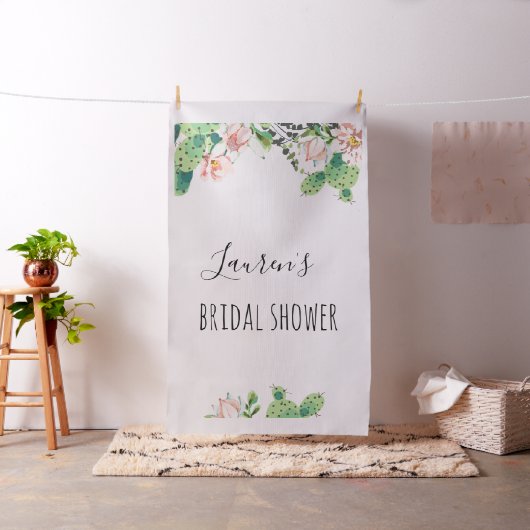 Tissu Arrière-plan de la Fête de l'mariée Cactus (In Situ)