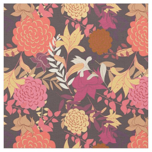 Tissu Arrière - plan floral 2 (Fermer)