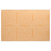 Tissu Arrière - plan Retro Orange Funky Sun Rays (Fat Quarter)