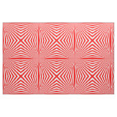 Tissu Arrière - plan Retro Red Sun Rays (Fat Quarter)