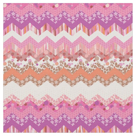 Tissu Arrière - plan rose de zigzag (Fermer)