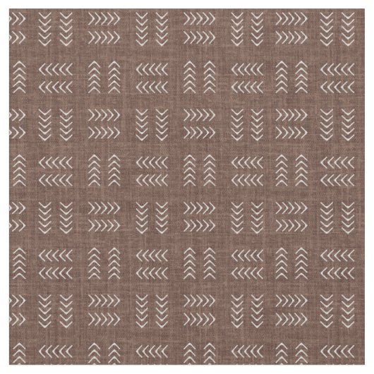 Tissu Arrows on Dark Brown Linen (Fermer)