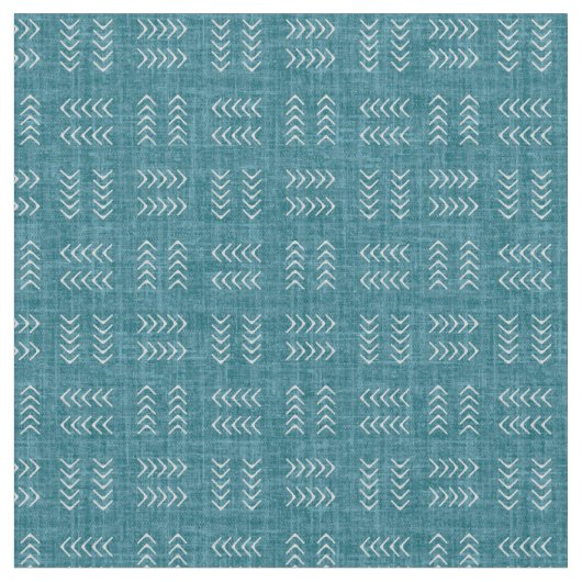 Tissu Arrows on Dark Teal Linen (Fermer)