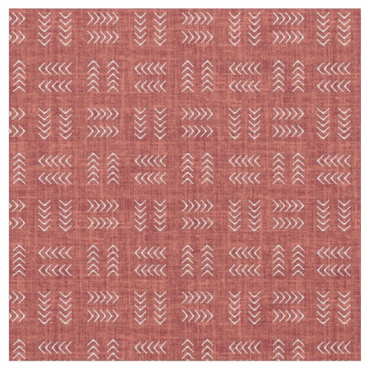 Tissu Arrows on Red Linen (Fermer)