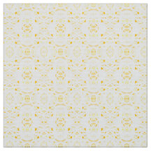 Art à la gouache abstrait jaune blanc Firebrand
