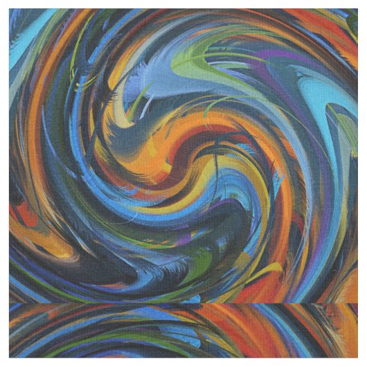 Tissu Art Abstrait #25 (Fermer)
