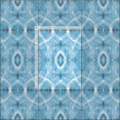 Tissu Art abstrait aquarelle bleu Push (Carreau)