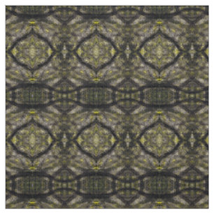 Tissu Art abstrait aquarelle jaune foncé