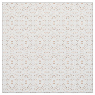 Tissu Art Abstrait Blanc Orange Gouache Spectroscopique