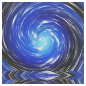 Tissu Art Abstrait Blue Twist (Fermer)