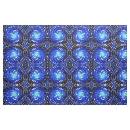 Tissu Art Abstrait Blue Twist (Fat Quarter)