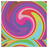 Tissu Art abstrait de tourbillon moderne (Fermer)
