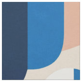 Tissu Art Abstrait géométrique du milieu du siècle scand (Fermer)