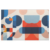 Tissu Art Abstrait géométrique du milieu du siècle scand (Fat Quarter)