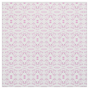 Tissu Art Abstrait Gouache Rose Blanc Spectroscopique