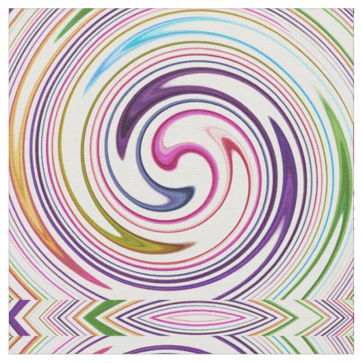 Tissu Art Abstrait moderne Swirl #2 (Fermer)