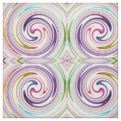 Tissu Art Abstrait moderne Swirl #2 (Échantillon)