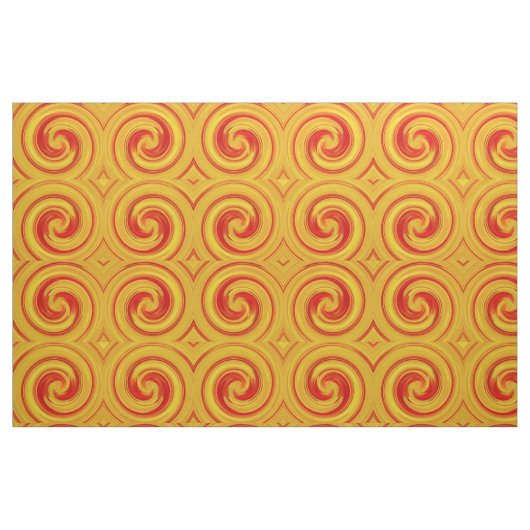 Tissu Art Abstrait moderne Swirl #3 (Fat Quarter)