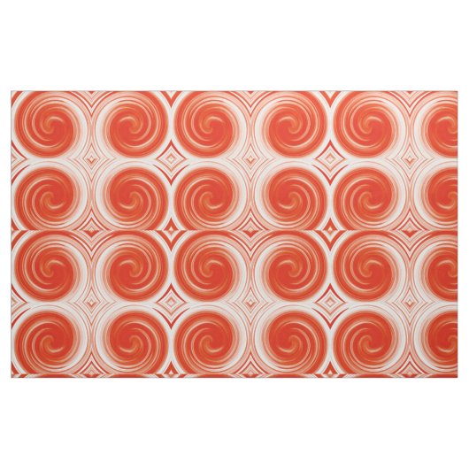 Tissu Art Abstrait Orange Moderne (Fat Quarter)