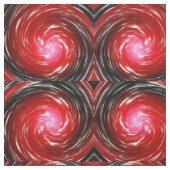 Tissu Art Abstrait Red Twist (Échantillon)