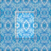 Tissu Art aquarelle abstrait bleu clair (Carreau)