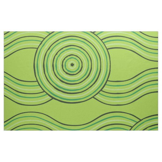 Tissu Art autochtone Rainforest (Fat Quarter)