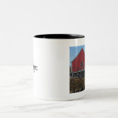 Tissu Art Boathouse Café Mug (Centre)