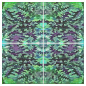 Tissu Art de bruit abstrait de feuillage en vert et (Échantillon)