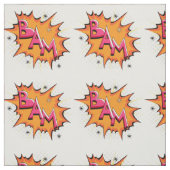 Tissu Art de bruit bam comique ! (Échantillon)