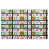 Tissu Art de bruit de Boston Terrier (Fat Quarter)