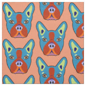 Tissu Art de bruit de Boston Terrier (Échantillon)