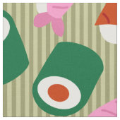 Tissu Art de bruit de sushi (Fermer)