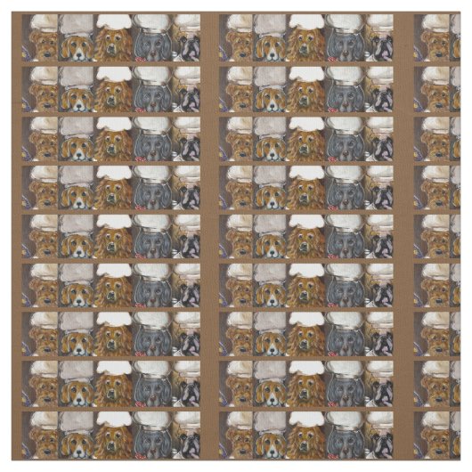 Tissu Art de compagnie de chef (Échantillon)