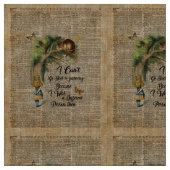 Tissu Art de dictionnaire de citation d'Alice et de chat (Fermer)