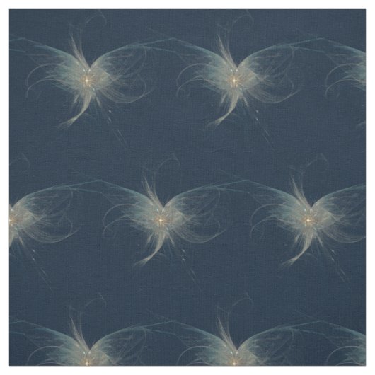 Tissu Art de fractale d'ange d'hiver (Échantillon)