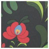 Tissu Art de la fleur matyo folklorique d'Europe de l'Es (fermé)