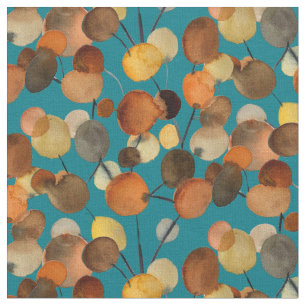 Tissu Art de l'arbre de la Terre brun Abstrait