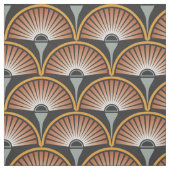 Tissu Art Déco Jazz Age Sunset Jukebox (Échantillon)