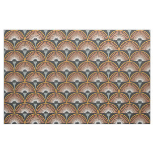 Tissu Art Déco Jazz Age Sunset Jukebox