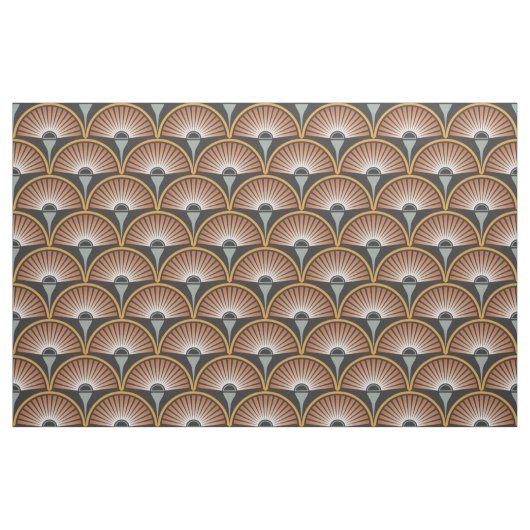 Tissu Art Déco Jazz Age Sunset Jukebox (Fat Quarter)