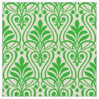 Art Déco Motif 01 - Vert chaux foncé sur blanc cas