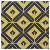 Tissu Art déco or et noir (Détail)