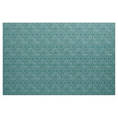 Tissu Art déco Turquoise et argenté (Yard)