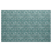Tissu Art déco Turquoise et argenté (Fat Quarter)