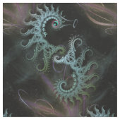 Tissu Art d'hippocampes de fractale (Fermer)