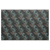 Tissu Art d'hippocampes de fractale (Fat Quarter)