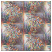 Tissu Art doux de pastels de vol de colibri (Échantillon)