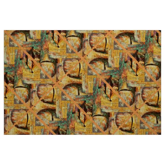 Tissu Art facial multicolore Abstrait (Fat Quarter)